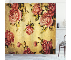 Victorian Style Pattern Shower Curtain