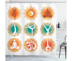 Mental Spirits Pattern Shower Curtain