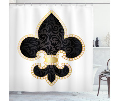 Lily of France Shower Curtain