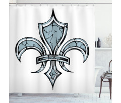 Grunge Renaissance Shower Curtain