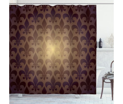 Royal Flower Shower Curtain