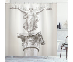 Angel Greek Myth Muse Shower Curtain