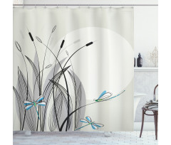 Boho Nature Spring Shower Curtain