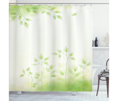 Fresh Leaves Botanic Eco Shower Curtain