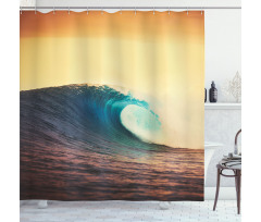 Sunset in Warm Colors Shower Curtain