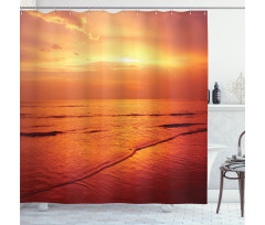 Twilight Karon Beach Shower Curtain