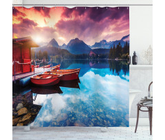 South Asia Romantic Shower Curtain