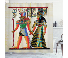 Papyrus Building Shower Curtain