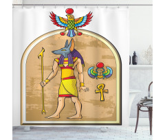 Anubis Ancient Myth Shower Curtain