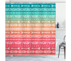 Bohemian Native Arrow Shower Curtain