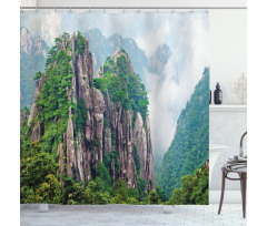 China Landscape Nature Shower Curtain