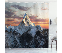 Mountain Nepal Everest Shower Curtain
