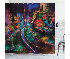 Colorful Nature Shower Curtain