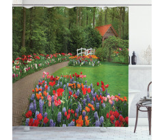 Spring Garden Forest Shower Curtain