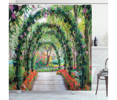 Flower Arches Plants Shower Curtain