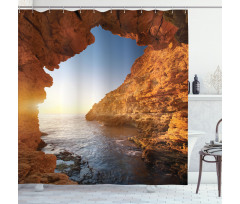 Sunset Pacific Paradise Shower Curtain