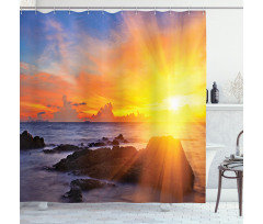 Colorful Sunset Sky Shower Curtain