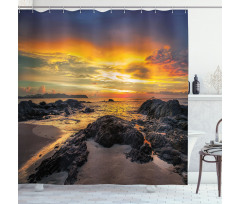 Majestic Sunrise Sky Shower Curtain