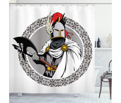 Knight Heroic Armour Shower Curtain