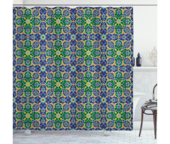 Oriental Damask Shower Curtain