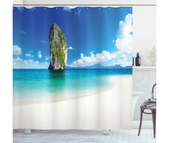 Exotic Coastline Shower Curtain