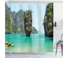 Beach Cruising Journey Shower Curtain