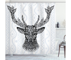 Bohem Deer Shower Curtain