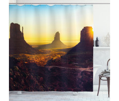 Sunrise Monument Valley Shower Curtain
