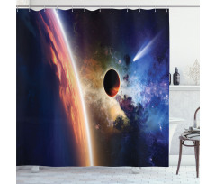 Solar System Cornet Shower Curtain