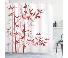 Bamboo Asian Nature Shower Curtain