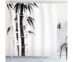 Bamboo Pattern Shower Curtain