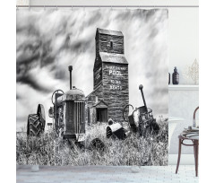 Old Vintage 60s Tractor Shower Curtain
