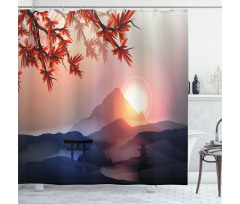 Majestic Himalayas Peaks Shower Curtain