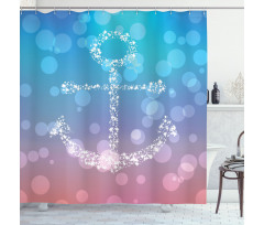 Abstract Blurry Landscape Shower Curtain