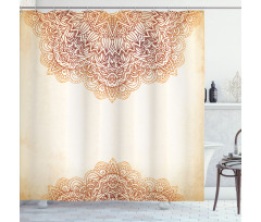 Oriental Vintage Art Shower Curtain