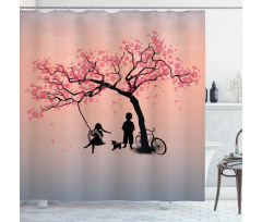 Springtime Blossom Shower Curtain