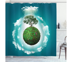 Ecology World Art Shower Curtain