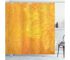 Old Tibal Grunge Motif Shower Curtain