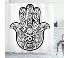 Evil Eye Oriental Eastern Shower Curtain