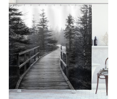 Pathway into Wilderness Shower Curtain