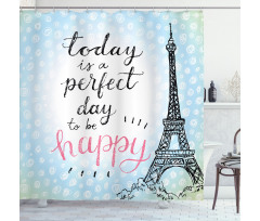 Sketch Perfect Day Shower Curtain