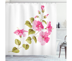 Wild Exotic Branches Shower Curtain