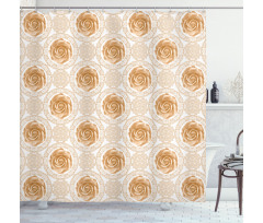 Royal Baroque Roses Shower Curtain
