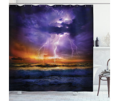 Epic Thunder Atmosphere Shower Curtain