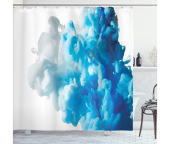 Abstract Cloud Swirl Shower Curtain