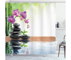 Spa Spring Water Health Shower Curtain