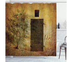 Historical Italian Door Shower Curtain