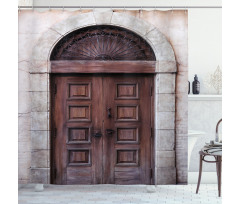 Arched Venetian Door Shower Curtain