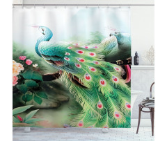 Summer Flower Garden Shower Curtain