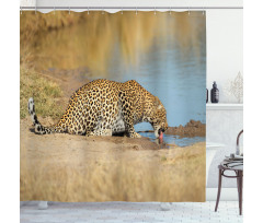 Leopard in Safari Shower Curtain